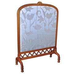 Art Nouveau Fireplace Screen - Shop of Eugene Gaillard 3