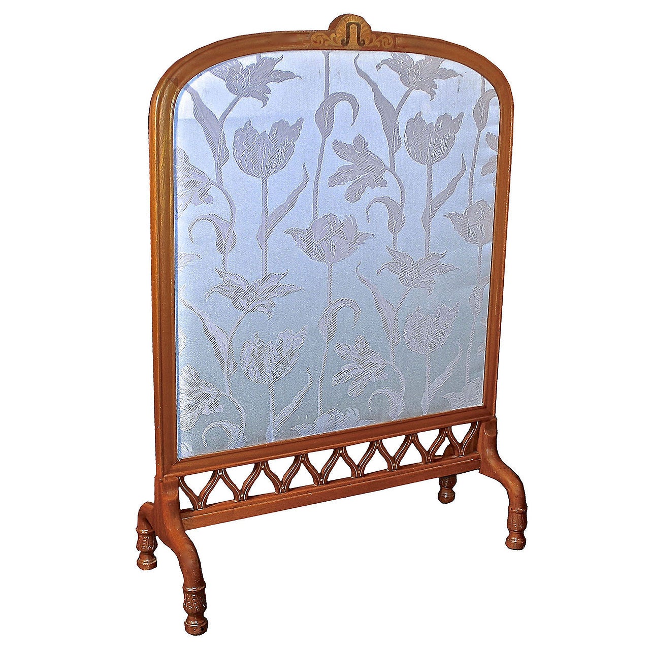 Art Nouveau Fireplace Screen - Shop of Eugene Gaillard For Sale