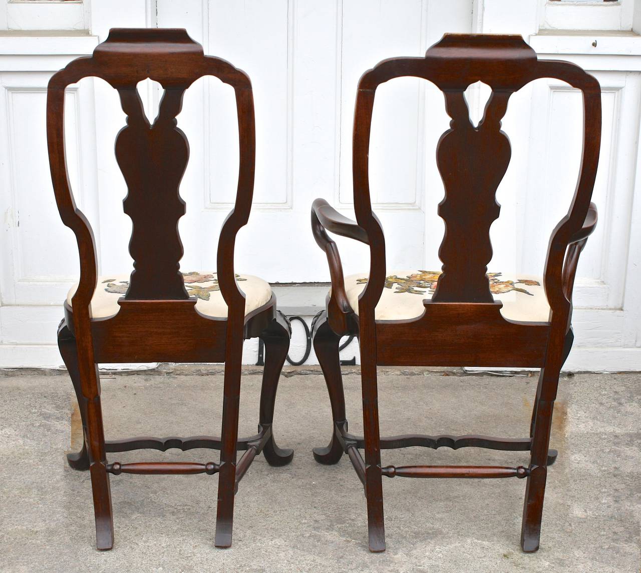 FOURTEEN American Queen Anne Revival Dining Chairs For Sale 2