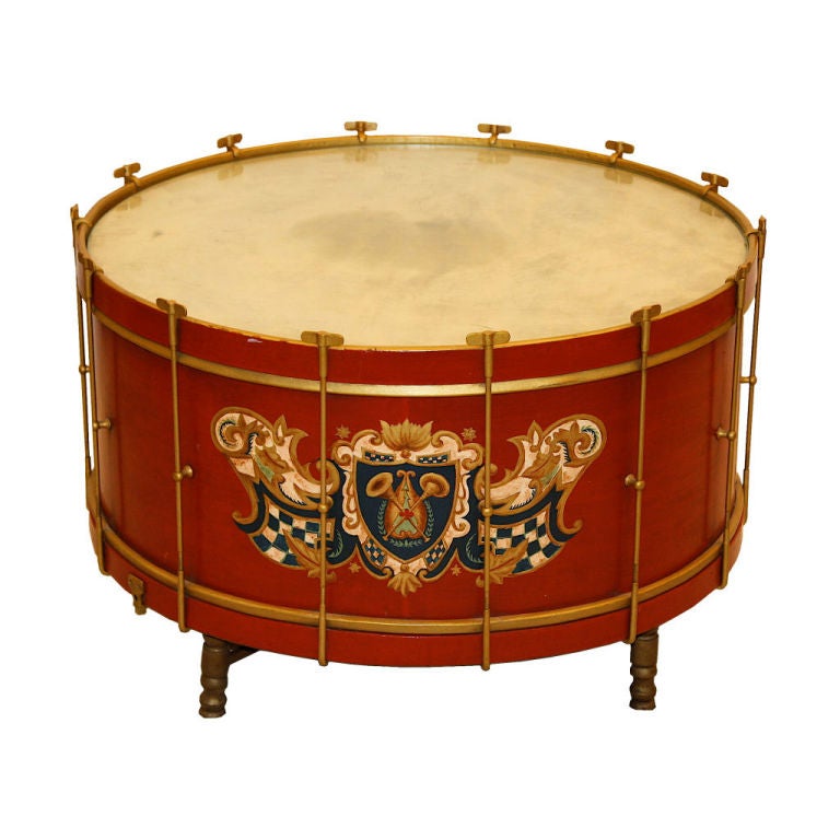 'East End' Long Island Parade Drum Low Table at 1stDibs