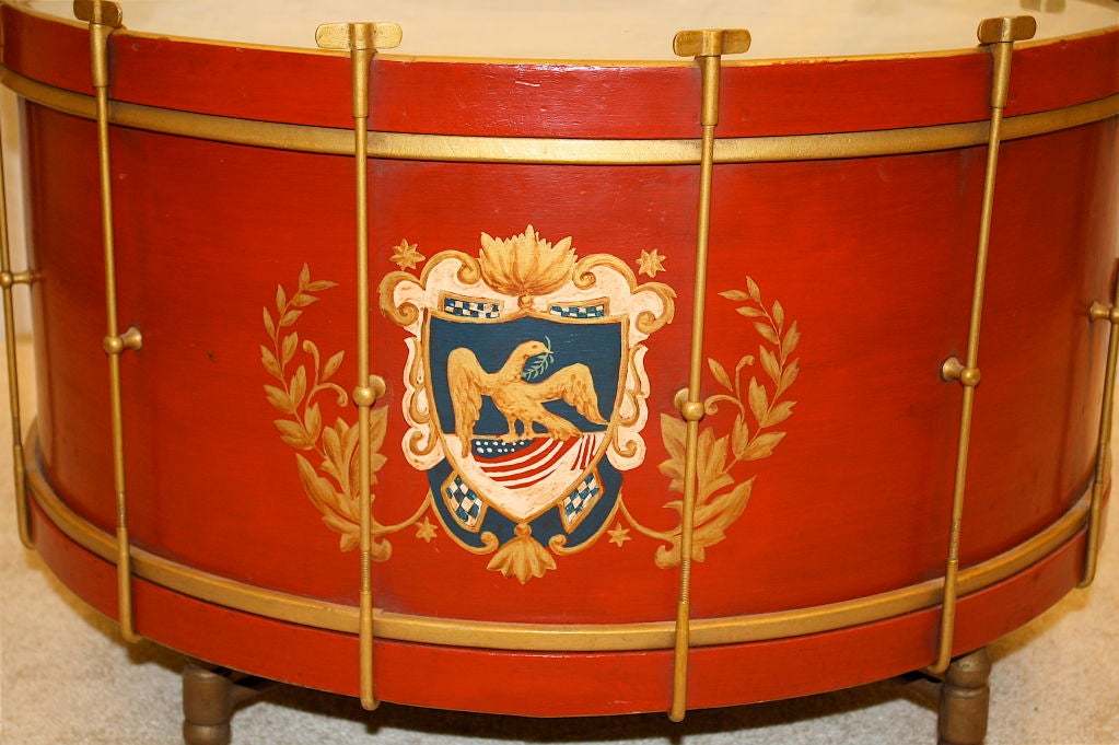 'East End' Long Island Parade Drum Low Table at 1stDibs