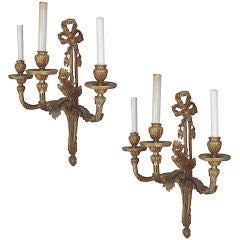 PAIR Rococo Revival 'House of Bourbon' Sconces 5