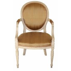 Painted Georgian Fauteuil 6