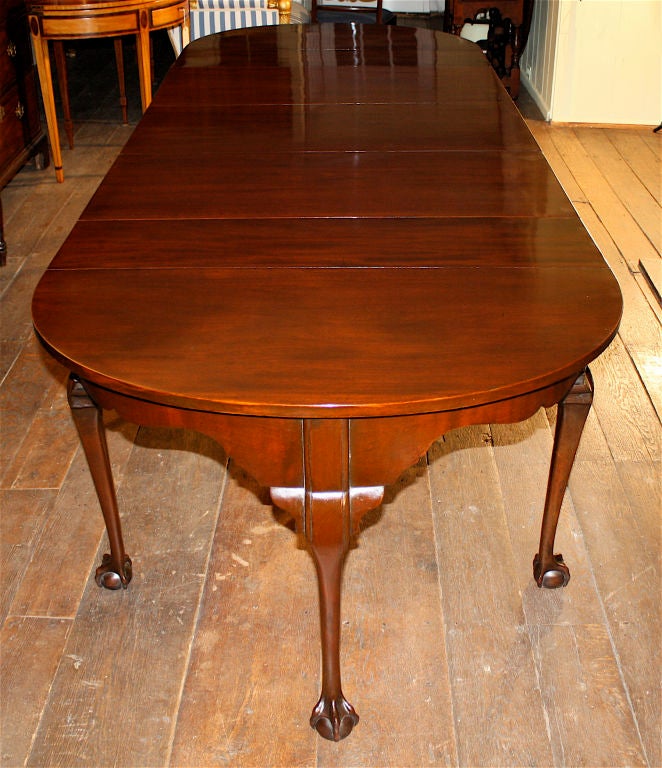 American Chippendale Gate Leg Dining Table