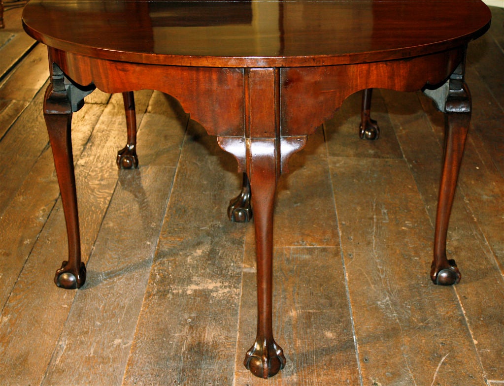 American Chippendale Gate Leg Dining Table at 1stDibs