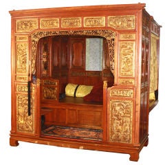 Antique Chinese Lo-han Chamber Bed