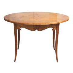 Directoire Birdseye Maple Tea Table