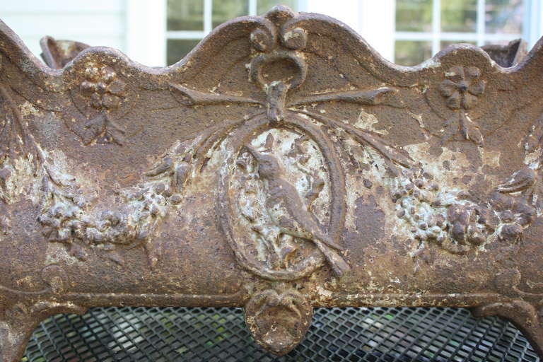 French Rococo Revival Cast Iron Jardiniere For Sale 3