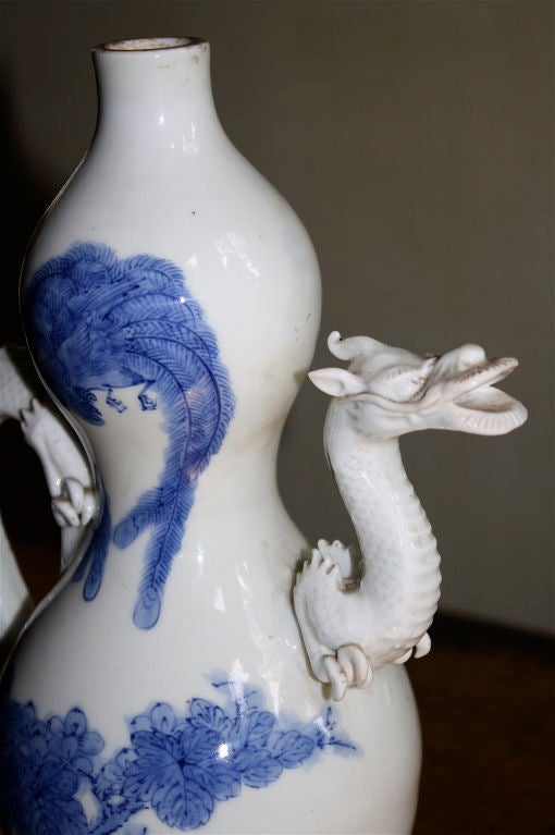 Blue & White Hirado Porcelain Ewer 2