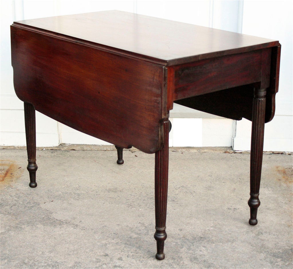 New York Federal Period Oversized Pembroke Table 4