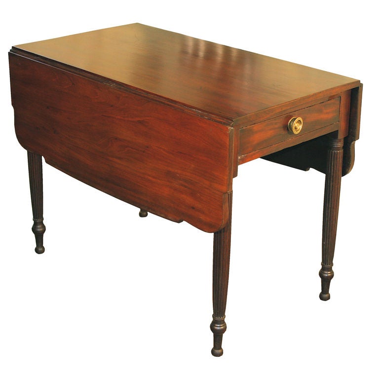 New York Federal Period Oversized Pembroke Table