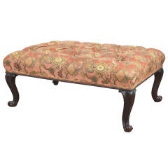 Antique George III Tufted Grand Ottoman