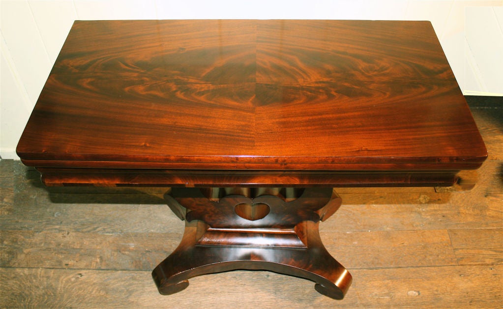 American Classical Fold-over New York Card Table 1