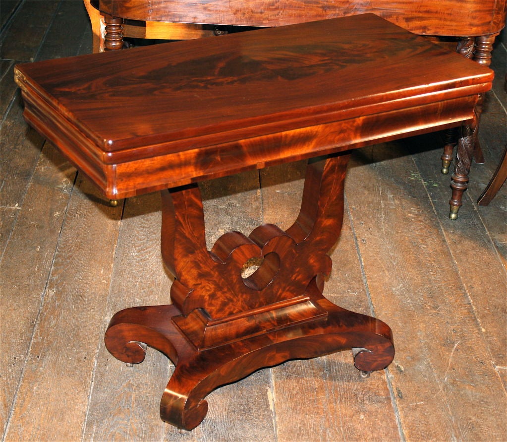 American Classical Fold-over New York Card Table 2