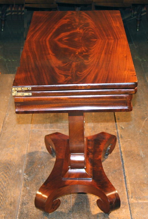 American Classical Fold-over New York Card Table 3