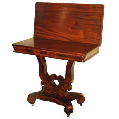 American Classical Fold-over New York Card Table