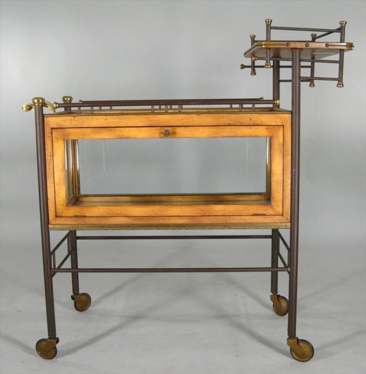 English Art Nouveau 'Drinks' (Bar) Cart at 1stDibs