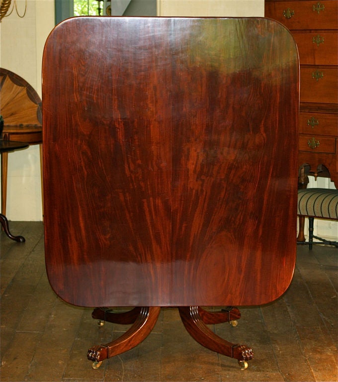 19th Century Classical Period Mahogany Tilt-top Center or Breakfast Table