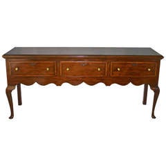 Queen Anne Revival Dresser Base Sideboard