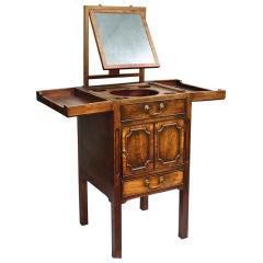 Chippendale Mahogany Bedside Cabinet