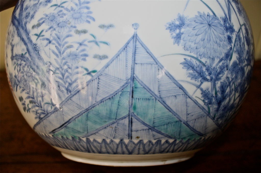 Japanese Porcelain Shonzui Mizusashi For Sale 3