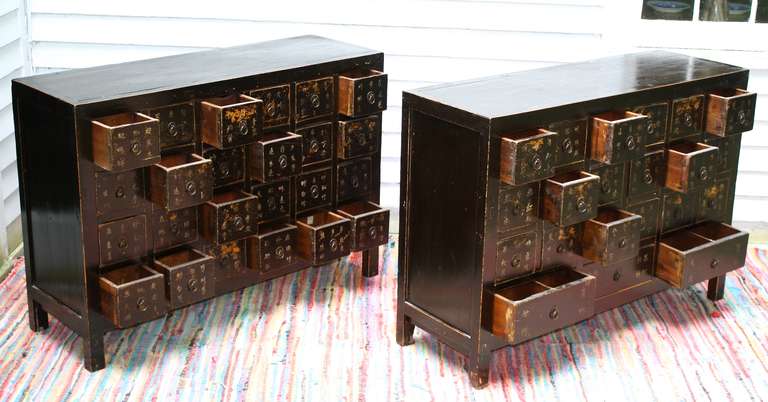 PAIR of Chinese Jiangxi Province Apothecary Chests 3