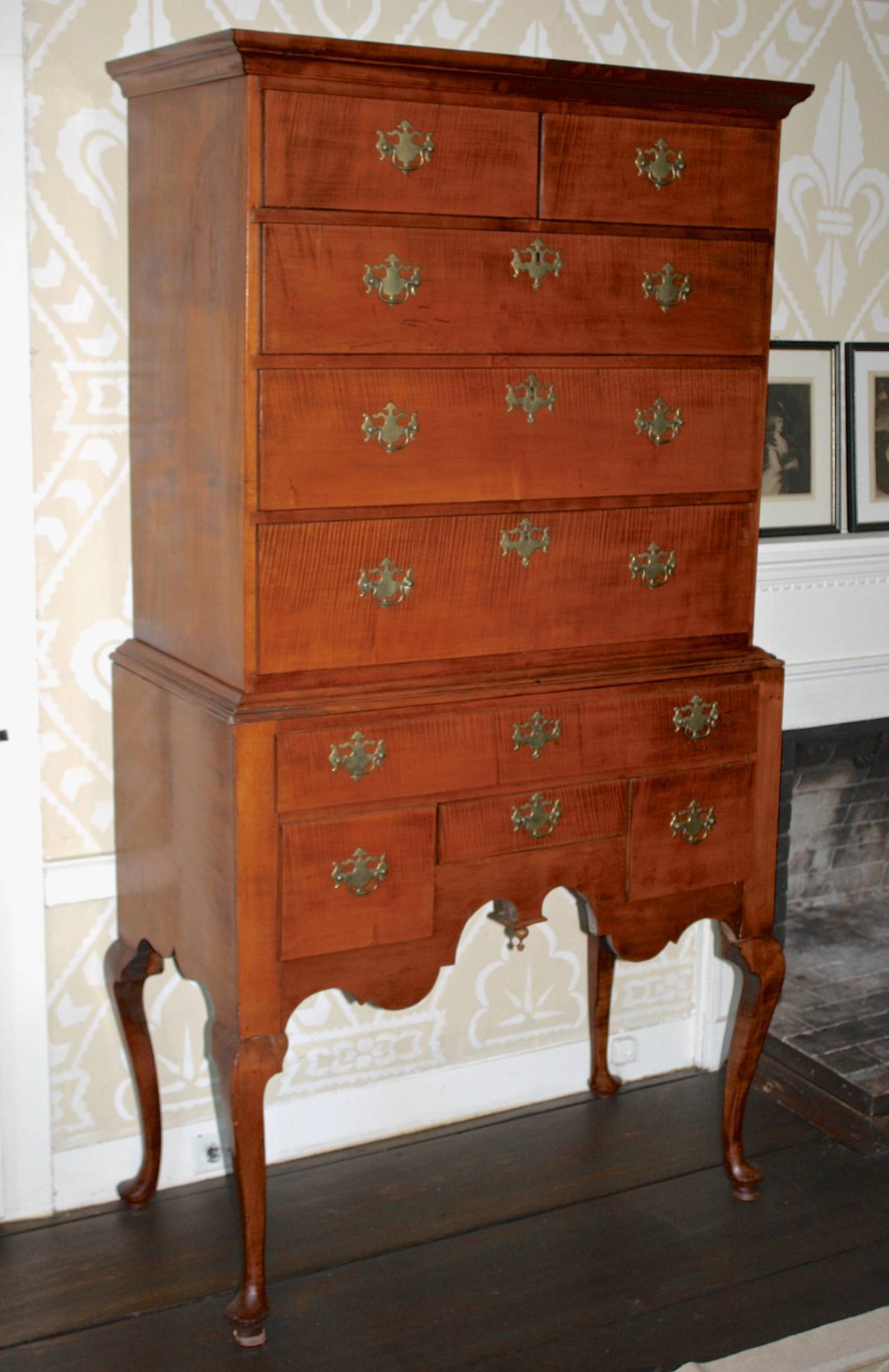 queen anne highboy