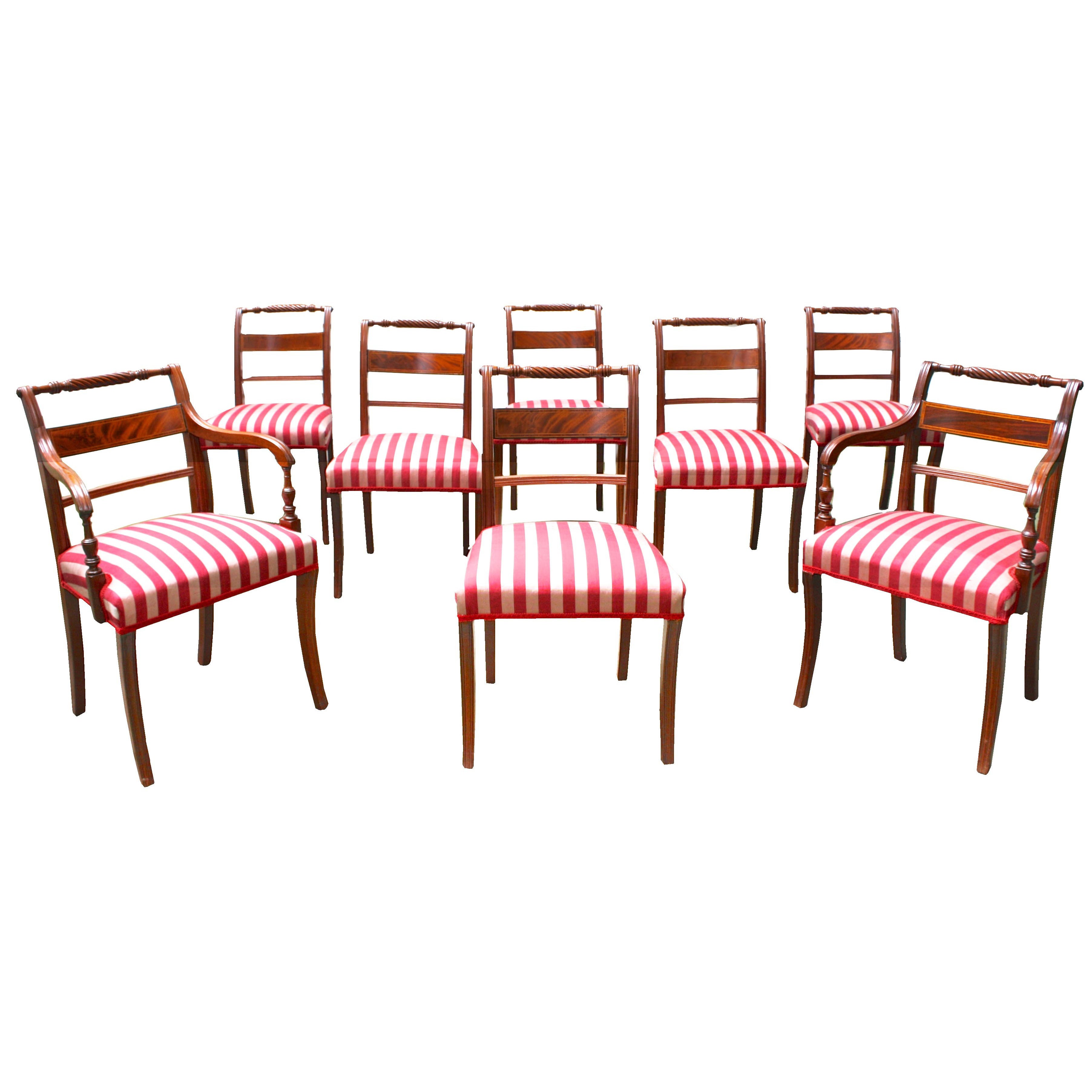 EIGHT George III Dining Chairs