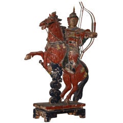 Mongol Warrior on Horseback