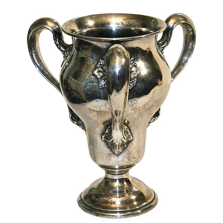 American Art Nouveau Sterling Silver 39;Loving Cup39; Trophy 