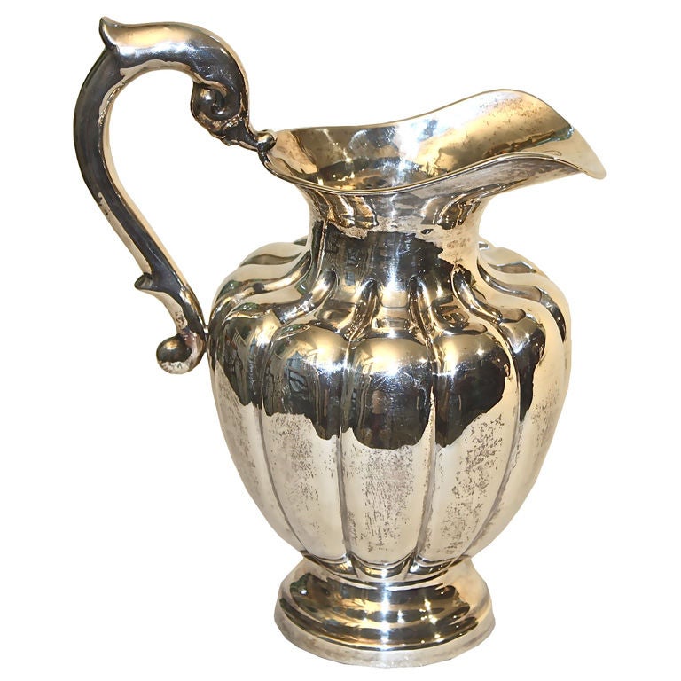 Mexican Sterling Silver Pitcher