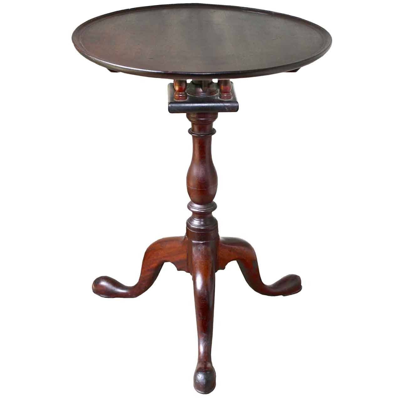 Pennsylvania Queen Anne Smaller TiltTop Table For Sale at 1stdibs
