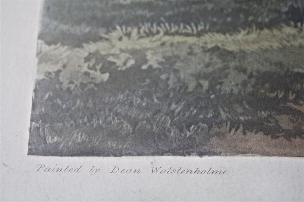 19th Century Sutherland Engraving - Fox Hunting