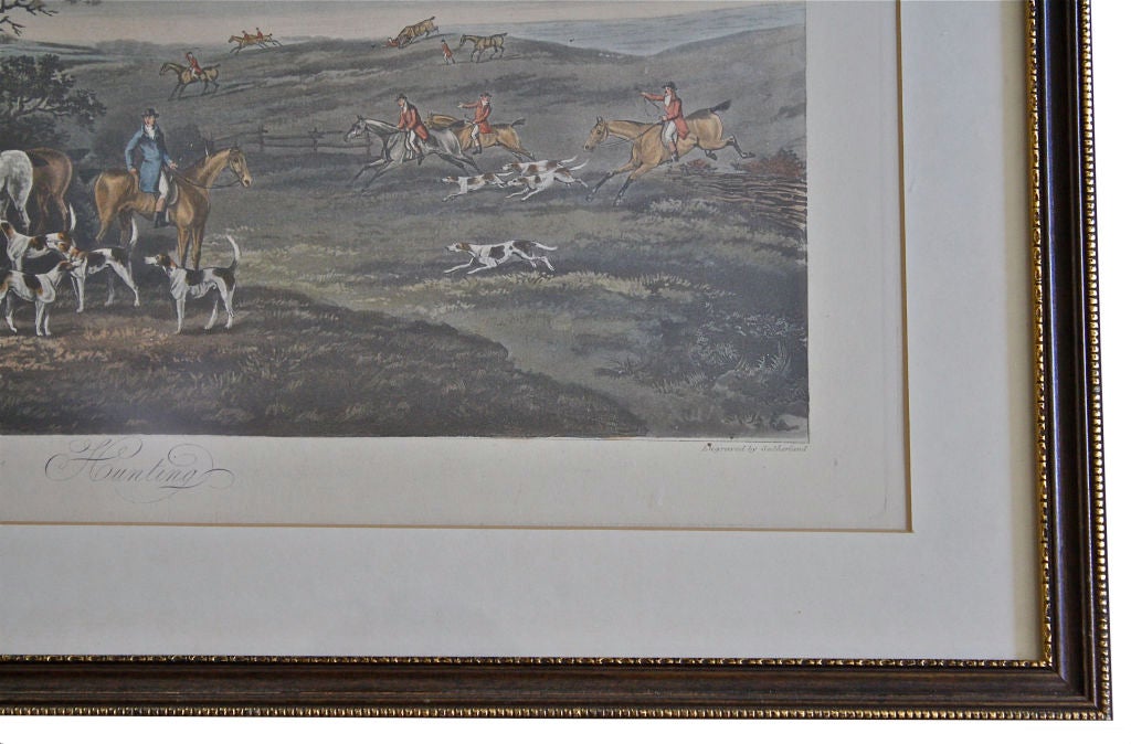 Sutherland Engraving - Fox Hunting 4