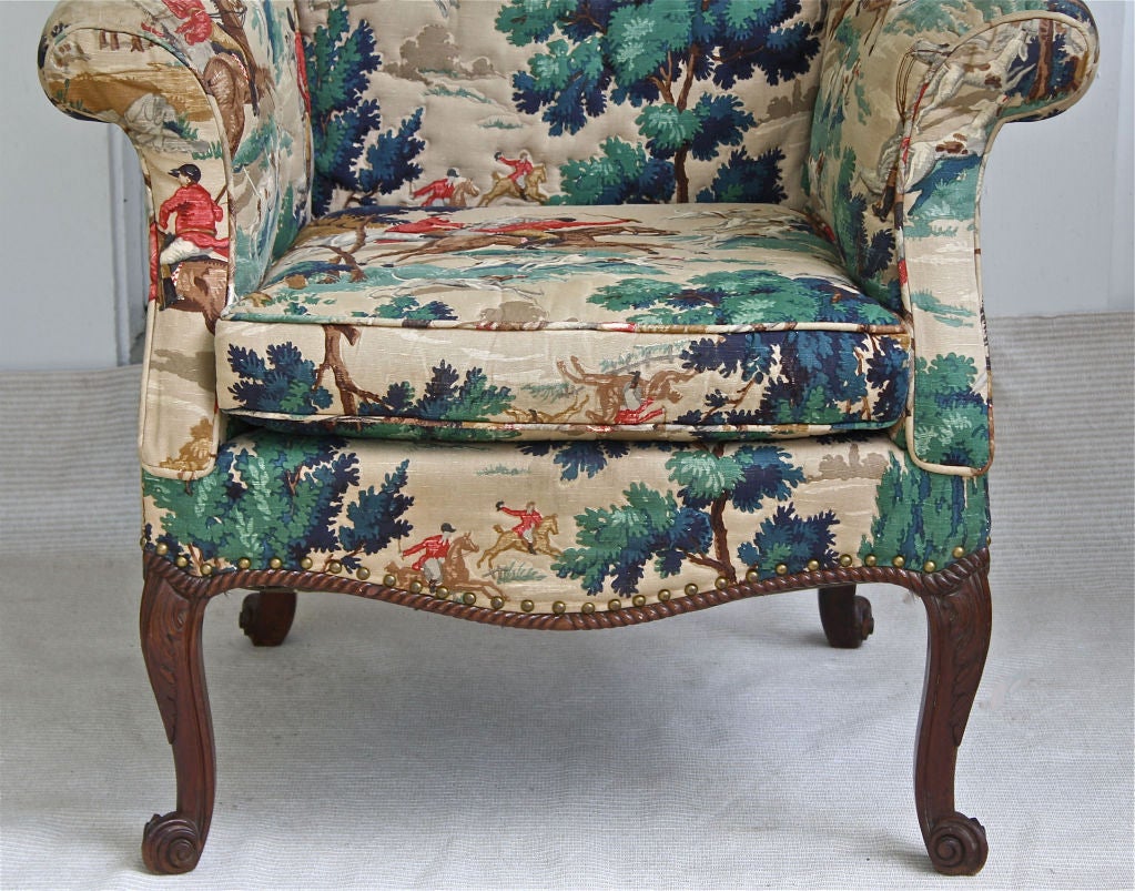 English Chippendale Manner Bergere 4