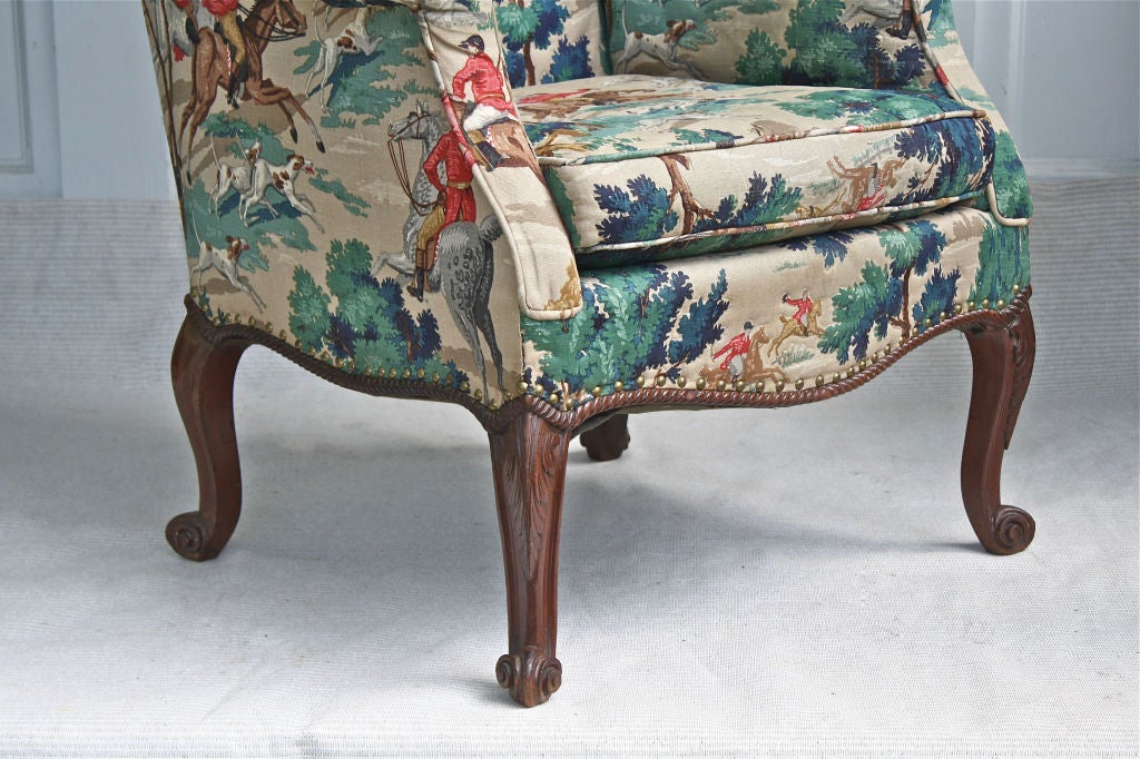 English Chippendale Manner Bergere 5