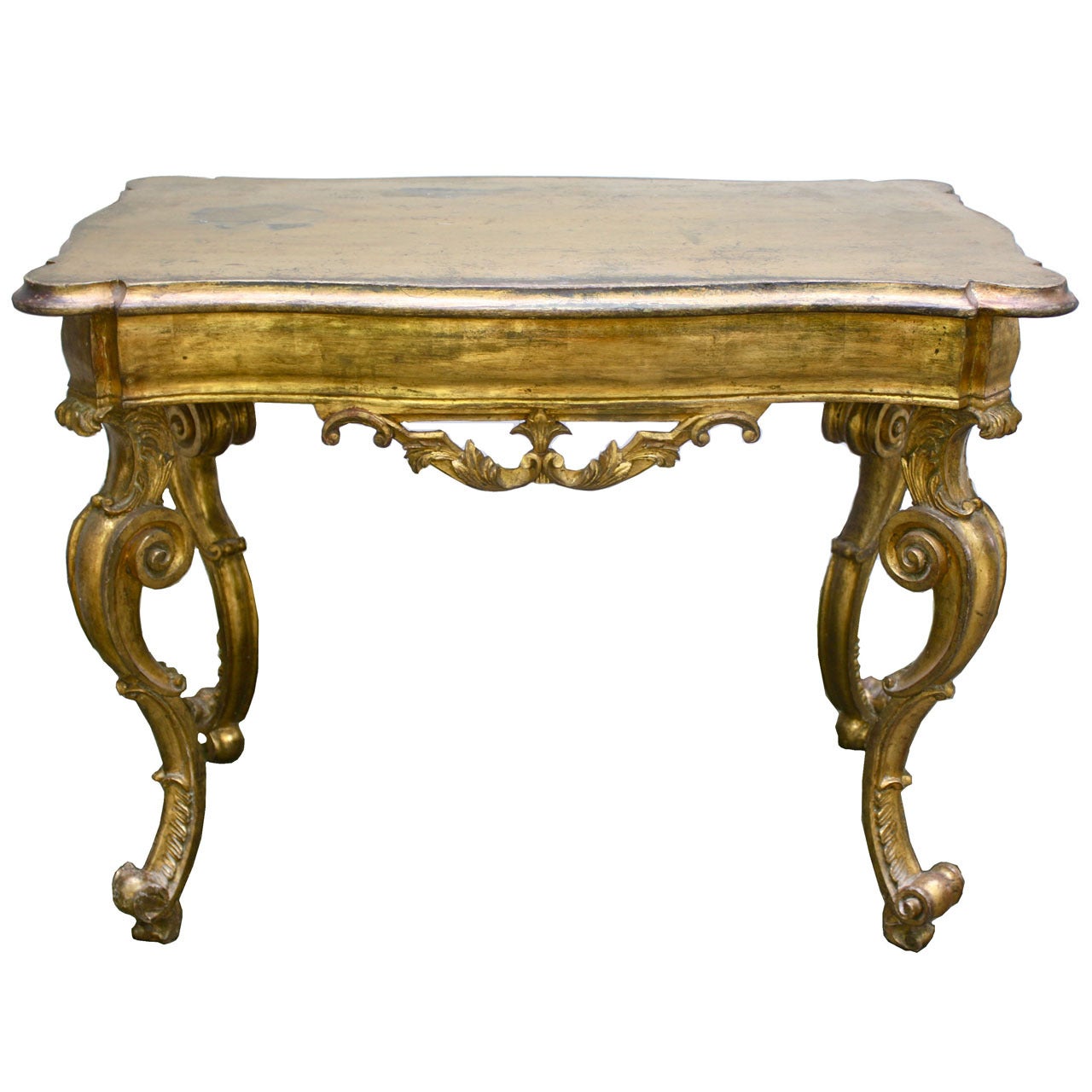Florentine Giltwood Center or Console Table
