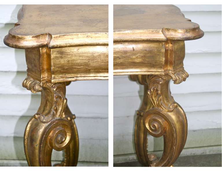 Florentine Giltwood Center or Console Table 1