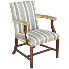 New England Federal Period Library Armchair