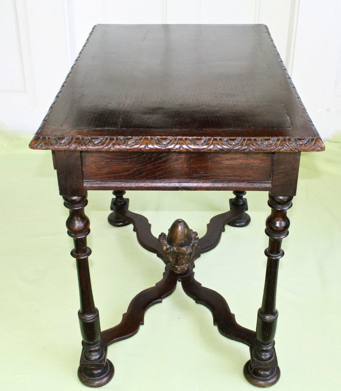 Carved Louis XIV Desserte - Side Table