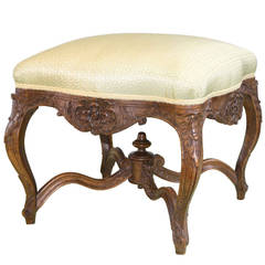 Louis XV Revival Court Tabouret 12