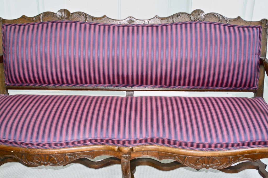 18th Century Tyrolean Rococo Austrian Canape For Sale