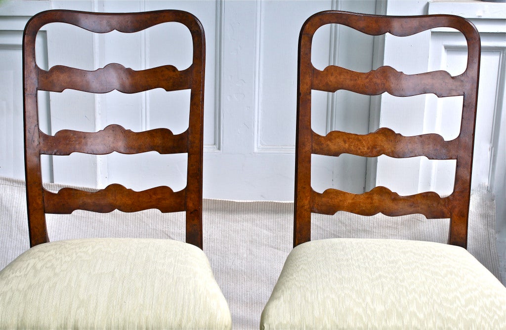 PAIR George II Ribbon-back Chairs In Excellent Condition In Woodbury, CT