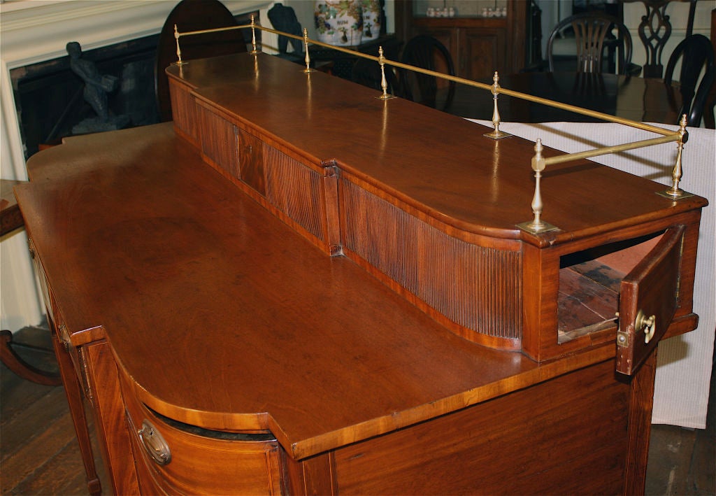 Scottish Hepplewhite Staged and Inlaid Sideboard 1