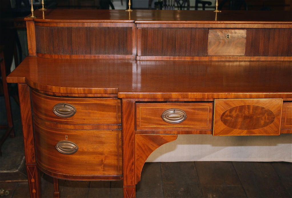 Scottish Hepplewhite Staged and Inlaid Sideboard 2