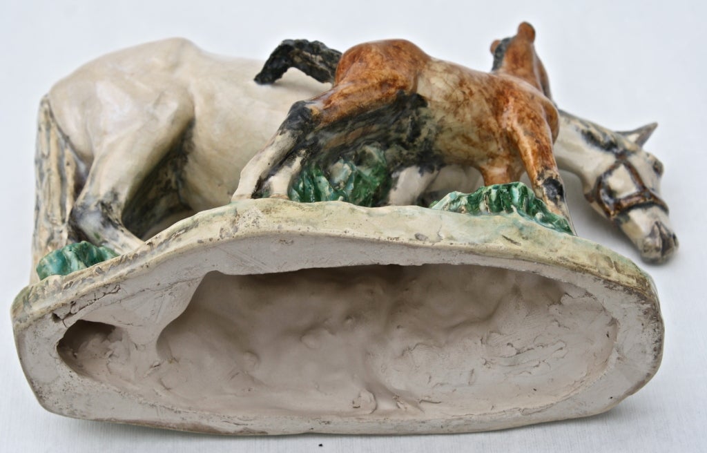 Mare and Foal Equine Figurine by Kathleen Wheeler 7