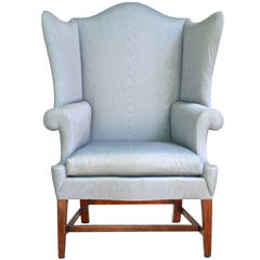 Antique American Federal Hepplewhite Wingback