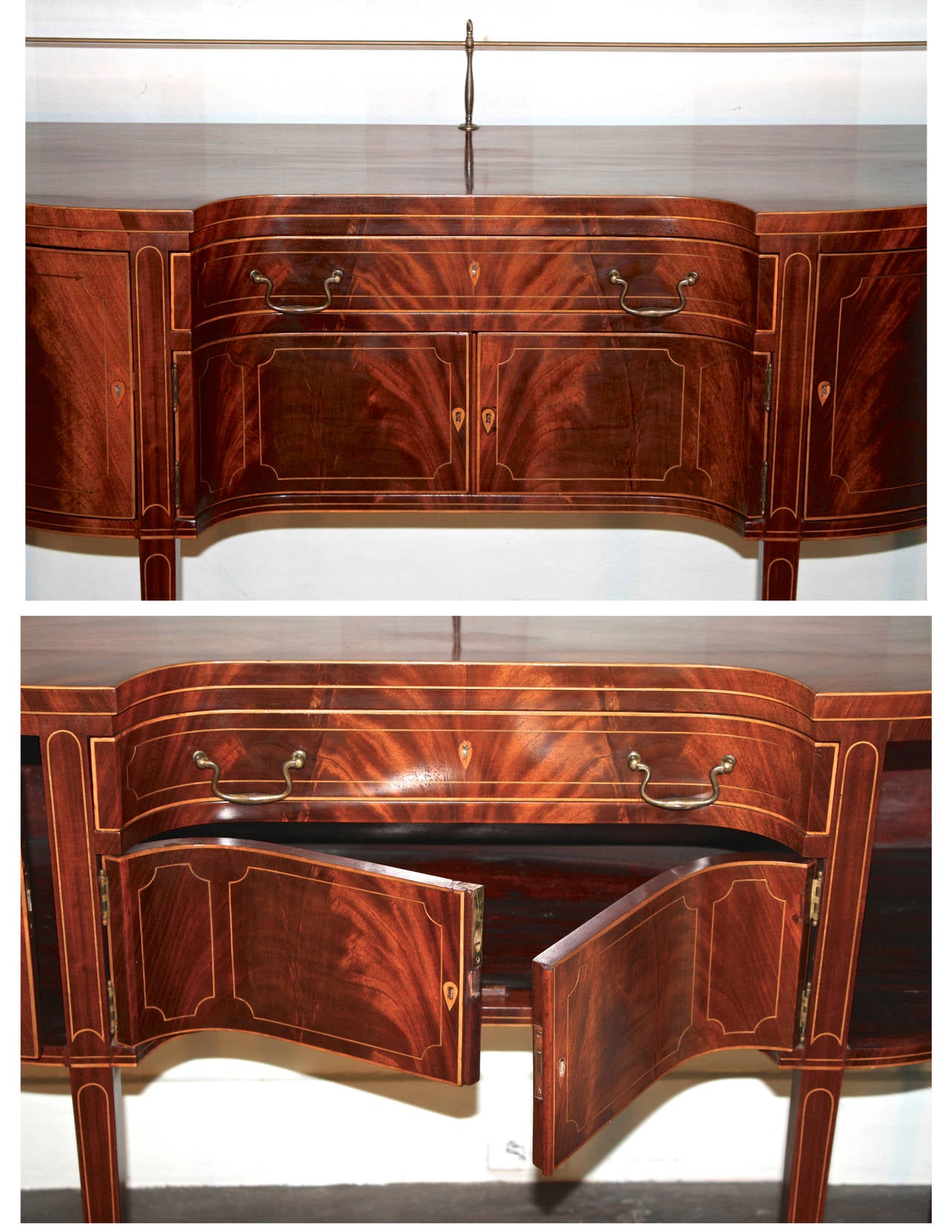 19th Century American Centennial Hepplewhite Sideboard For Sale