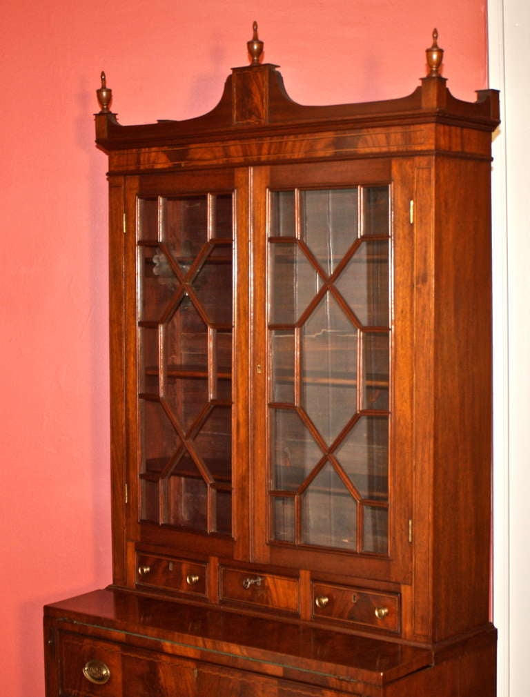 18th Century and Earlier Salem Massachusetts Federal Secretary Bookcase