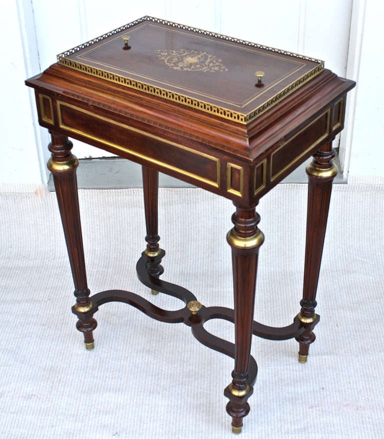 French Napoleon III Sormani 'Neoclassical' Jardiniere Table For Sale